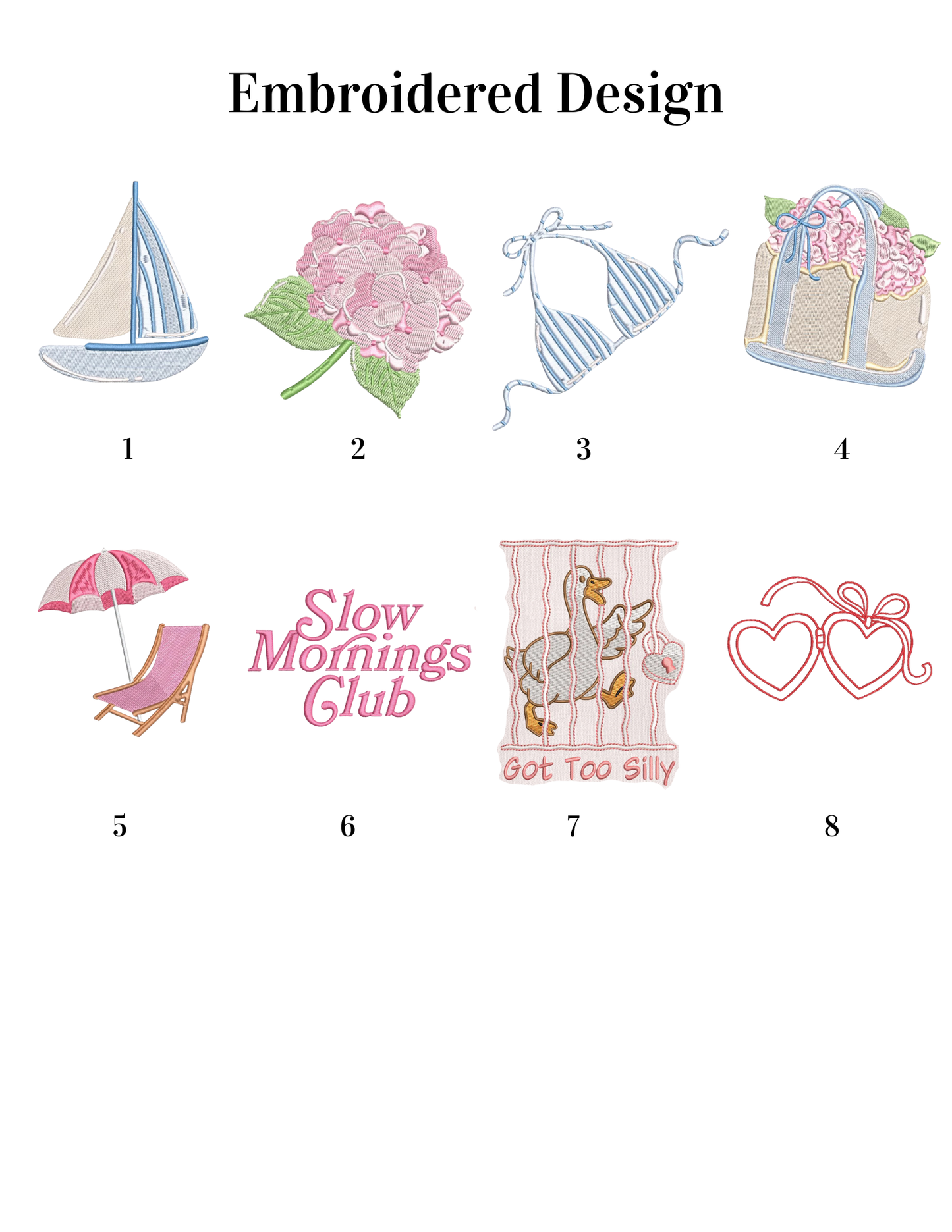 Embroidered Design Add-On