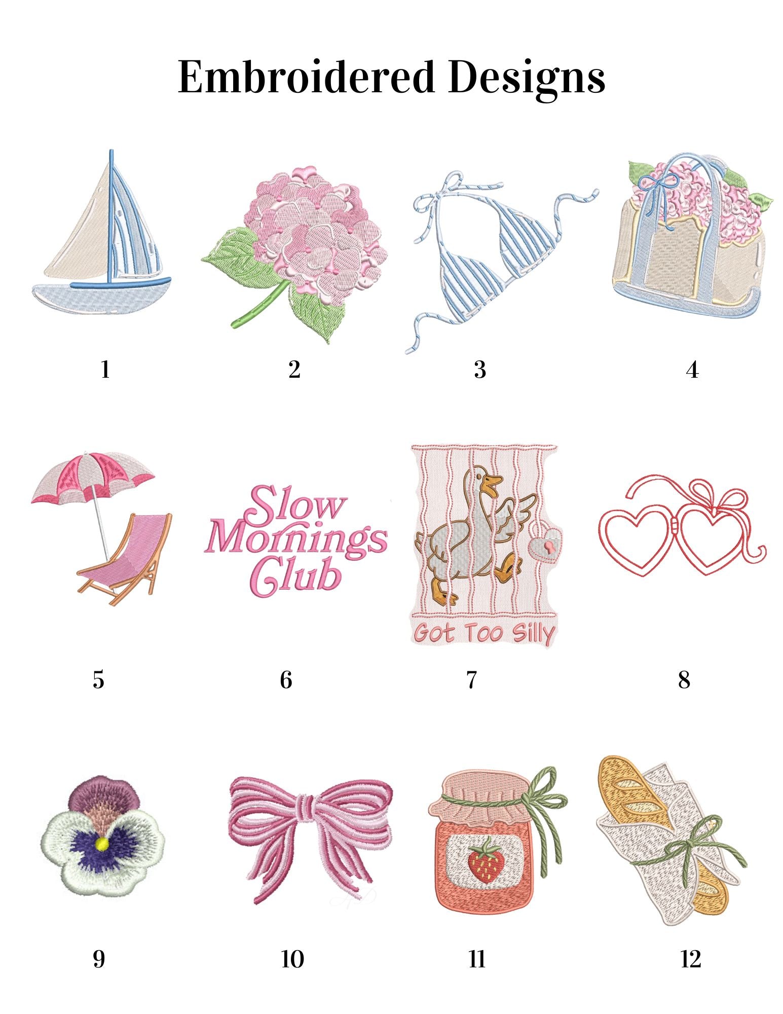 Embroidered Design Add-On