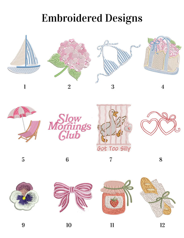 Embroidered Design Add-On