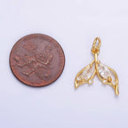 Whale Tail Fin Charm