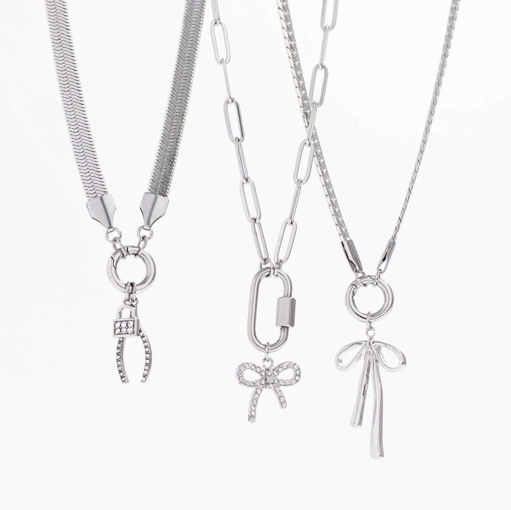 Curb Charm Necklace