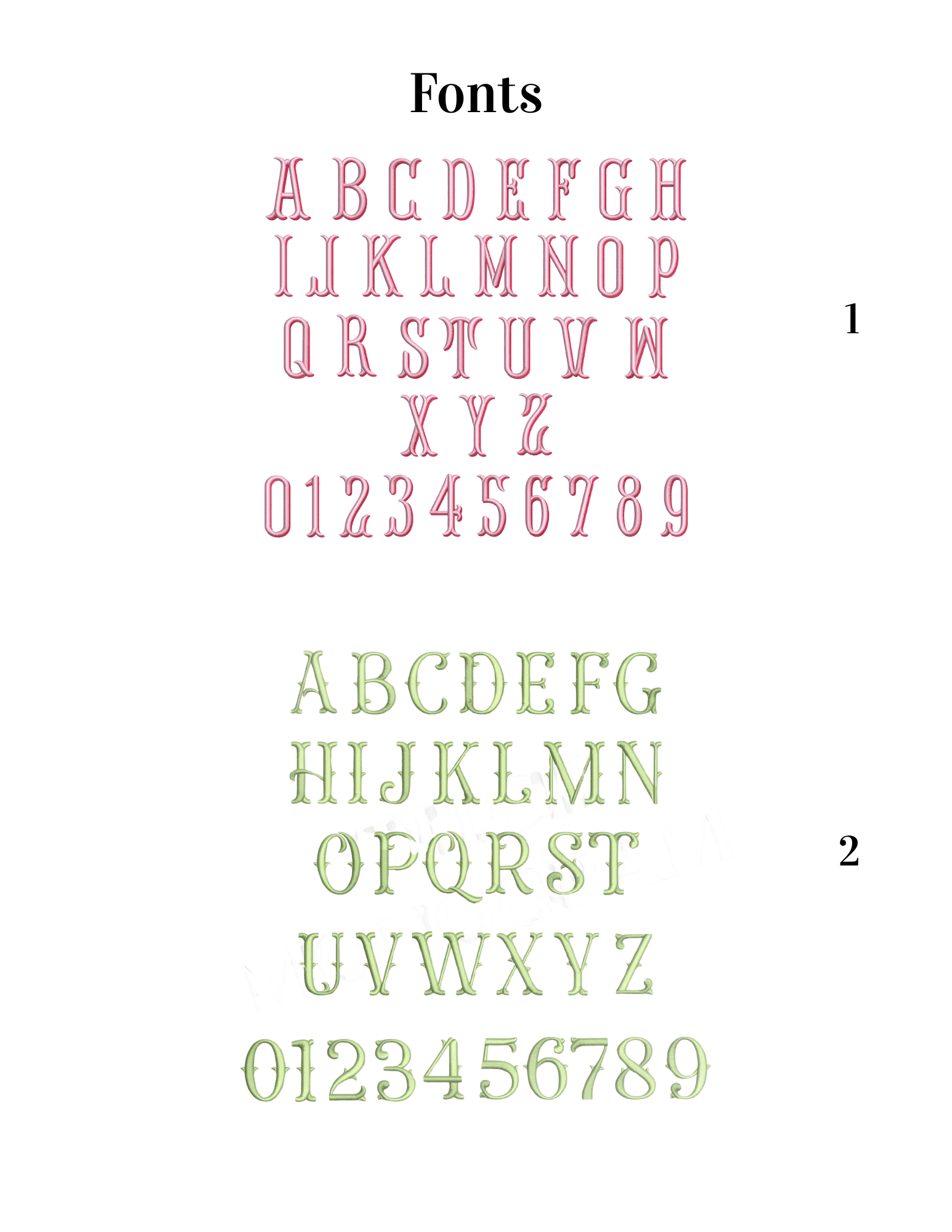 Embroidered Monogram Add-On