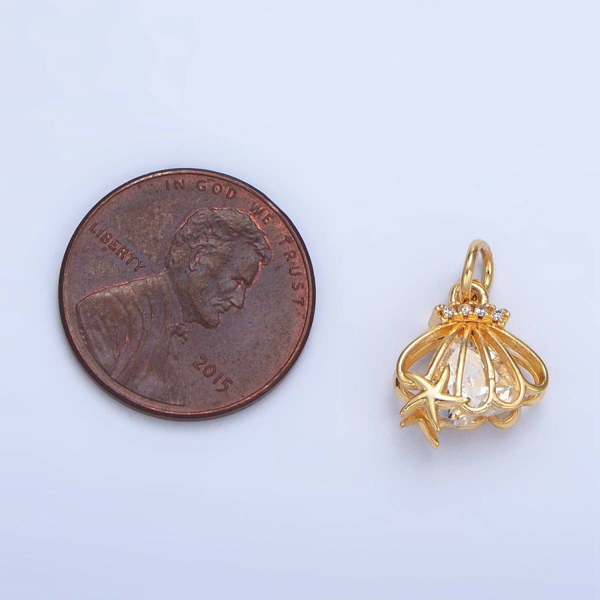 Starfish Sea Clam Shell Charm