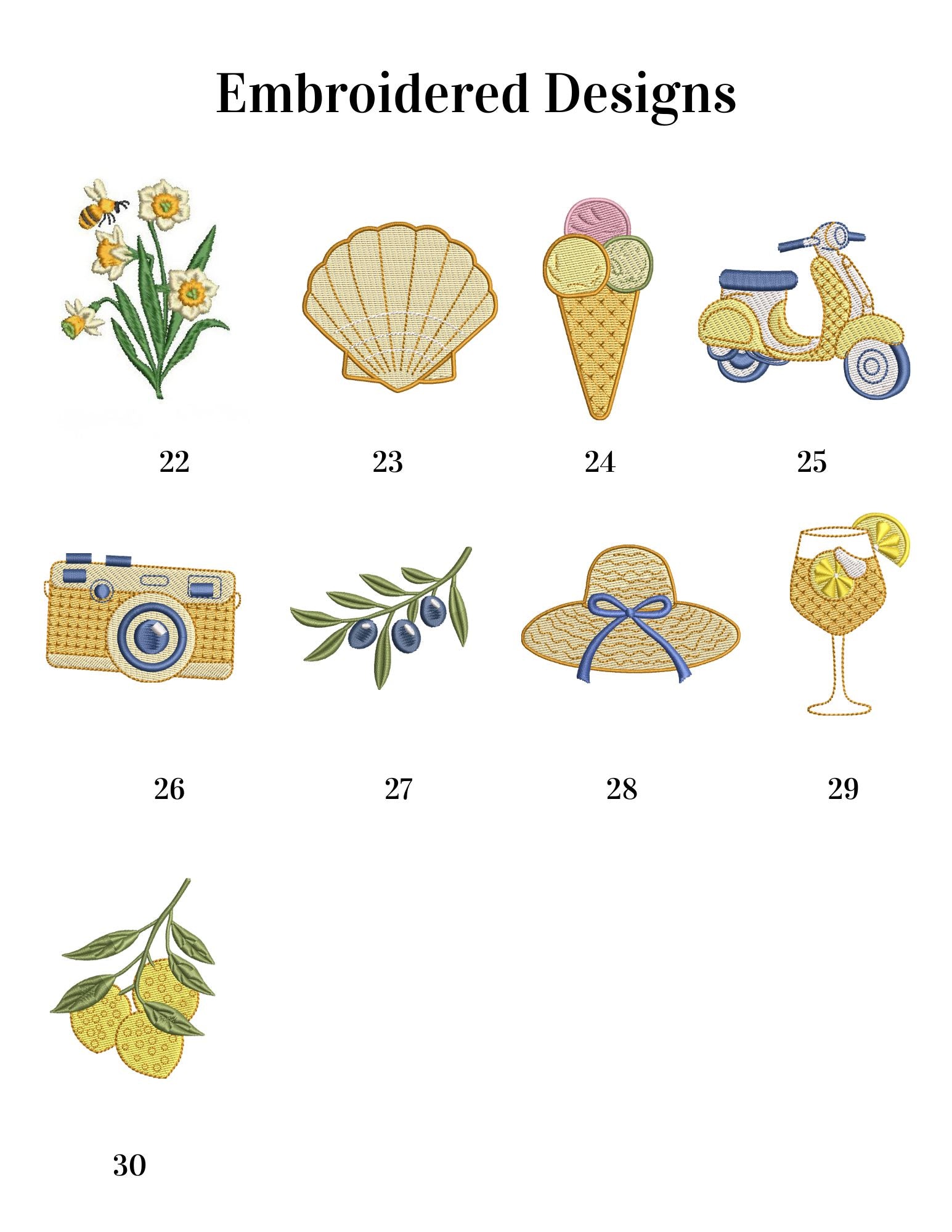 Embroidered Design Add-On