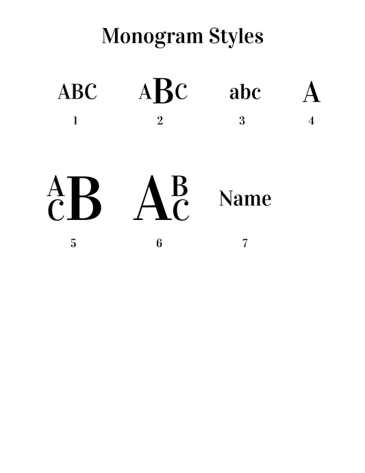 Monogram Embroidery Add-On