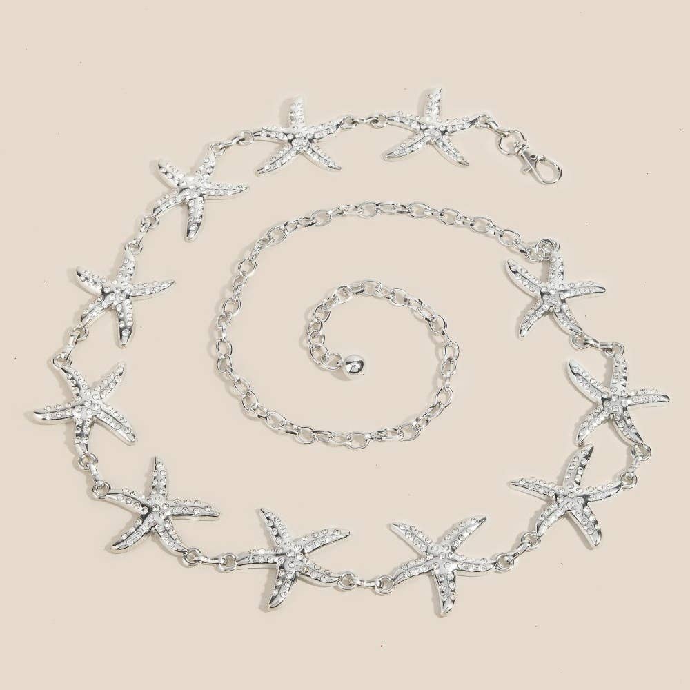 Starfish Link Chain Belt