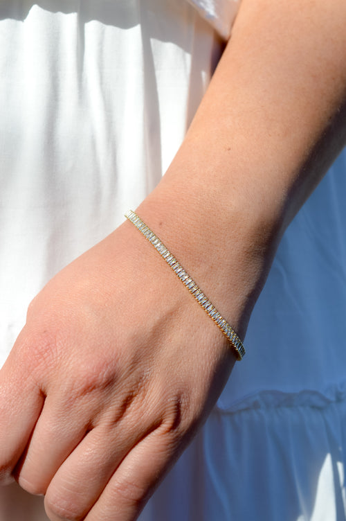 Baguette Tennis Bracelet