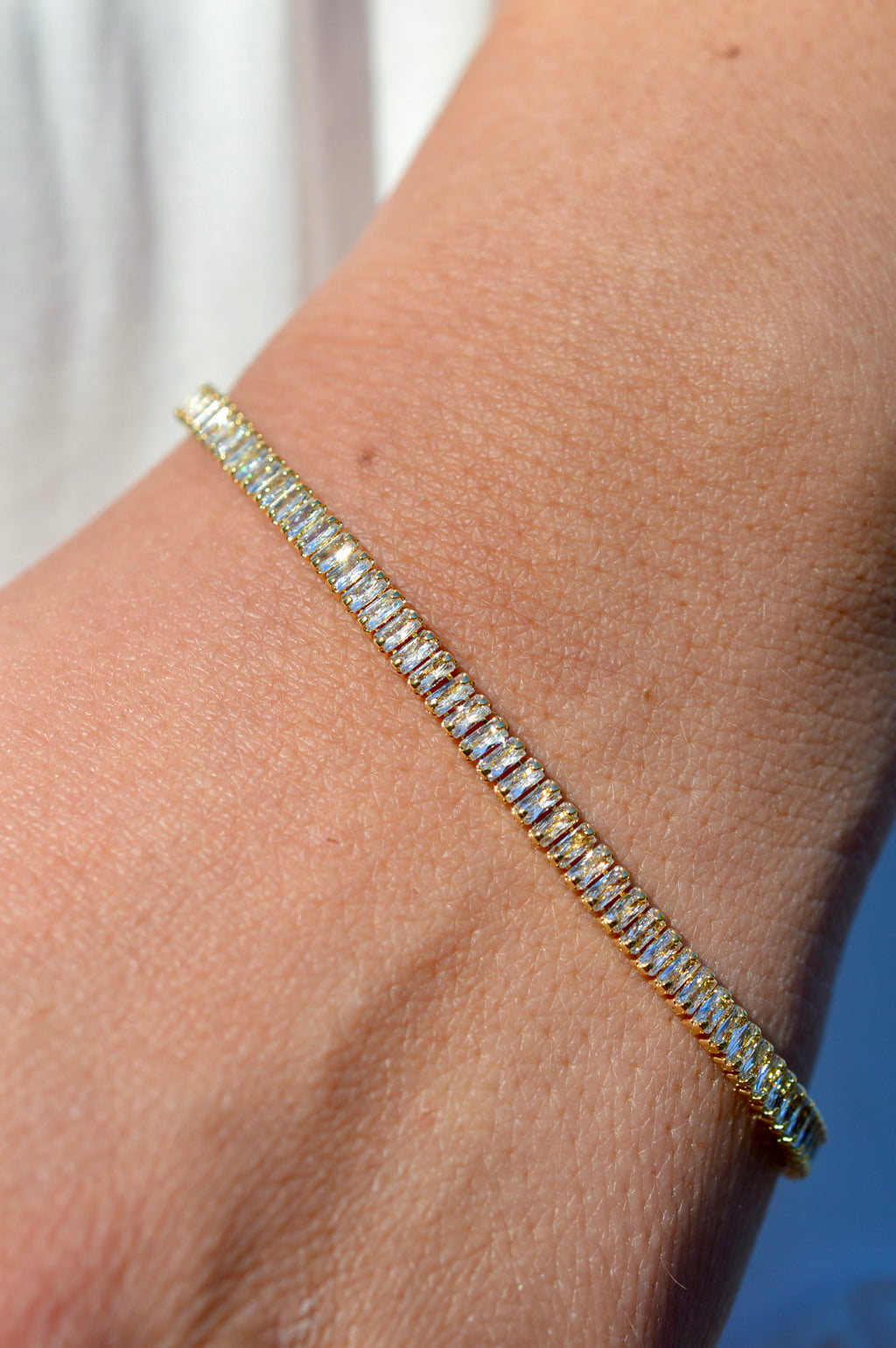 Baguette Tennis Bracelet