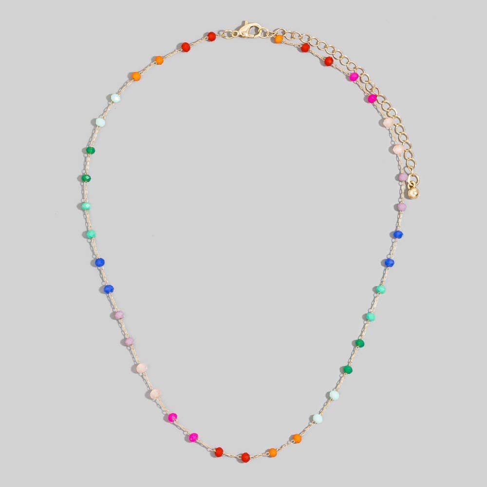 Assorted Dainty Bead Chain Necklace