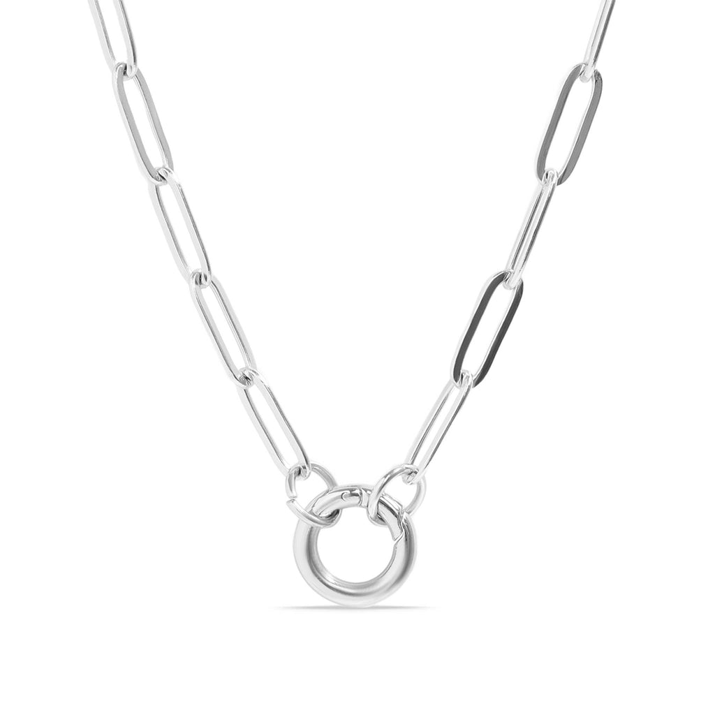 Paperclip Charm Necklace