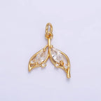 Whale Tail Fin Charm