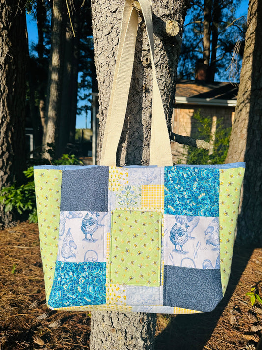 Patchwork Tote Bag