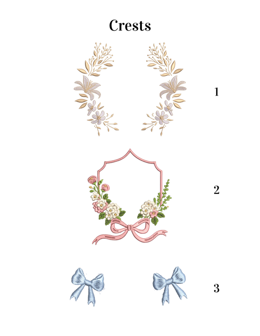 Crest Embroidery Add-On