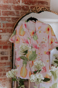 Tropical Fruit Cocktail Pajama Set