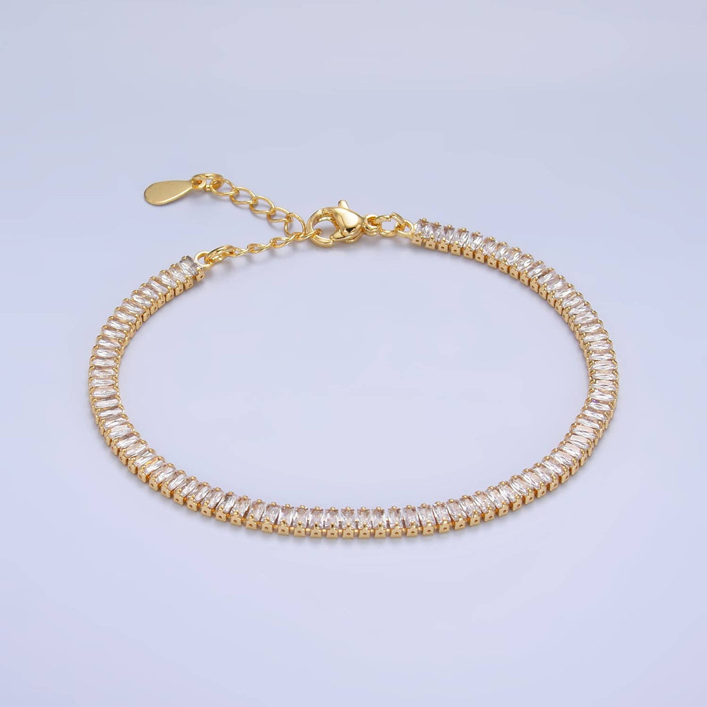 Baguette Tennis Bracelet