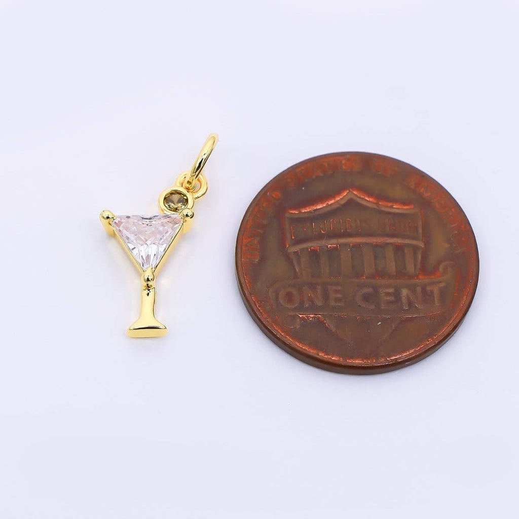 Olive Martini Cocktail Charm