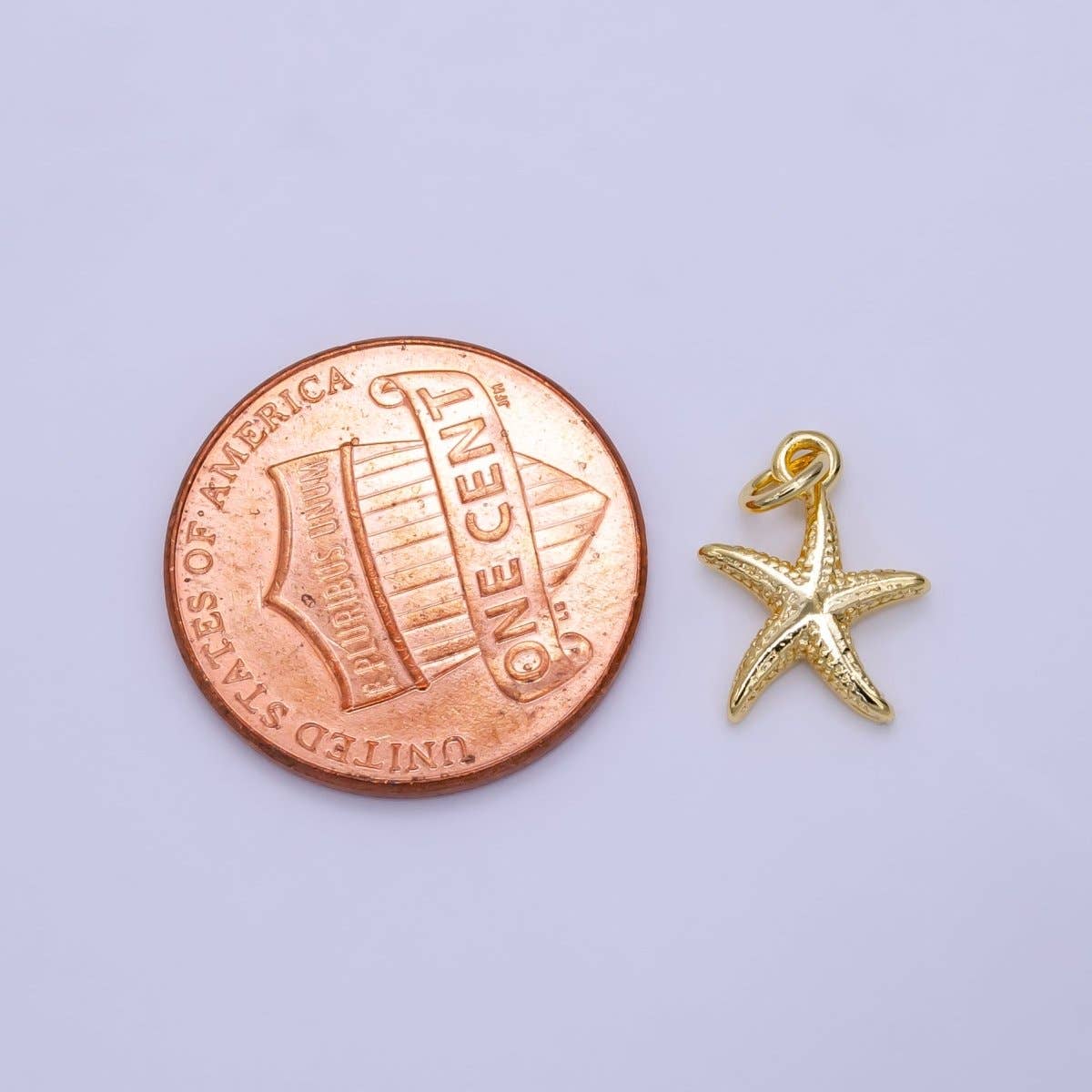 Textured Star Fish Charm