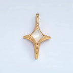 Pearl Celestial North Star Charm