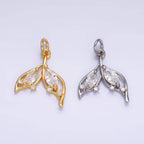 Whale Tail Fin Charm