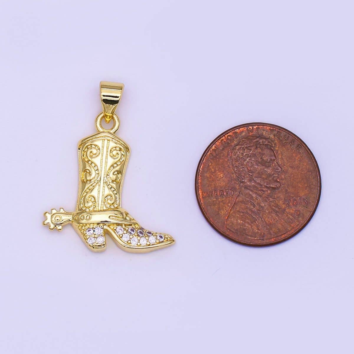 Cowgirl Boot Charm