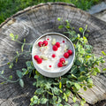 Cherries and Daisies Tin Candle