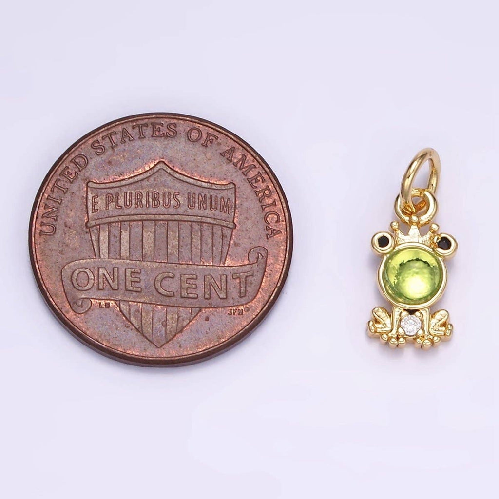 King Frog Charm