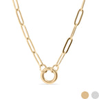 Paperclip Charm Necklace