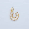 Baguette Horseshoe Charm
