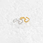 Adjustable Wave Toe Ring