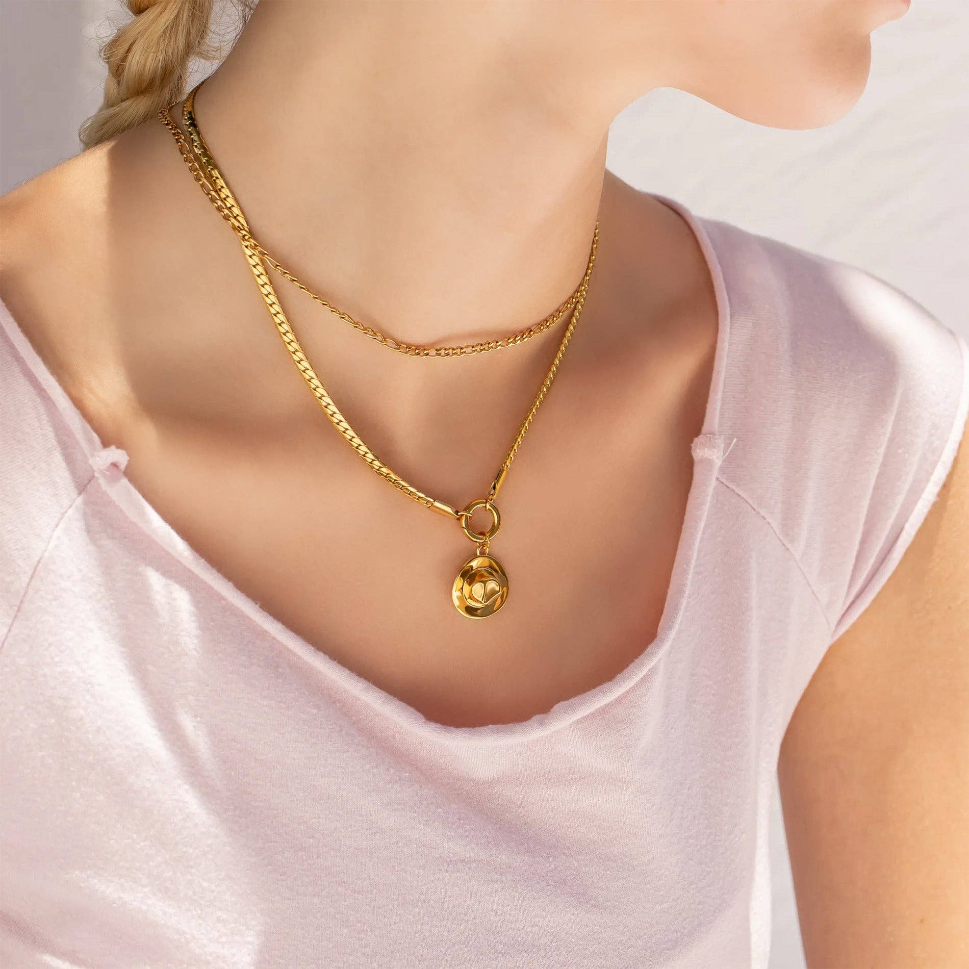 Curb Charm Necklace